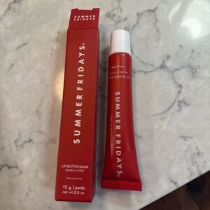 Summer Fridays Cherry Red Lip Balm